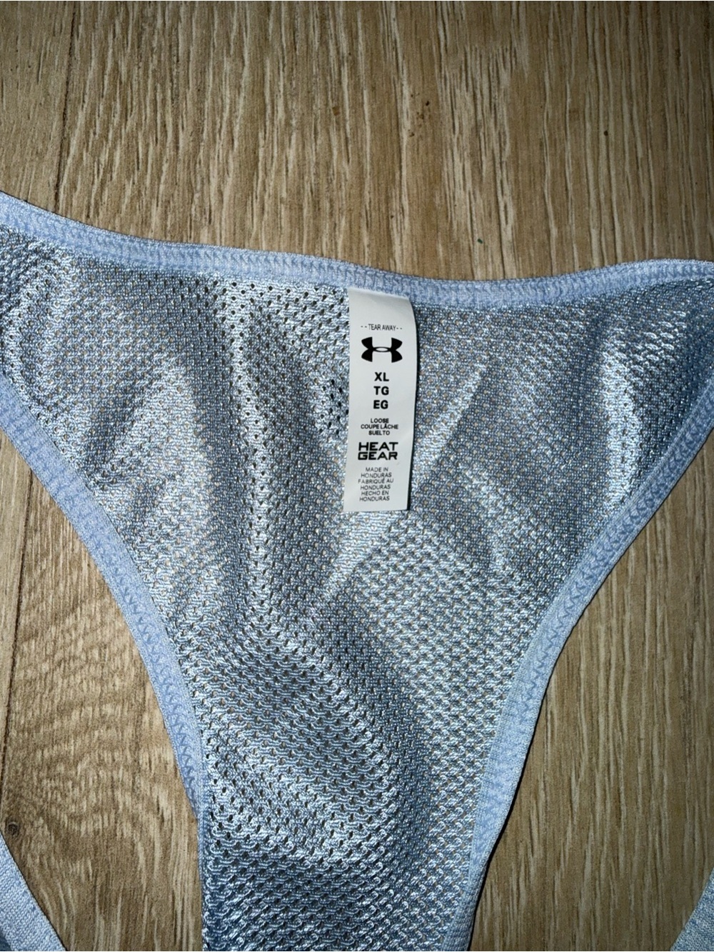 Under Armour Light Blue Performance Racerback Tank - Picture 3 of 4